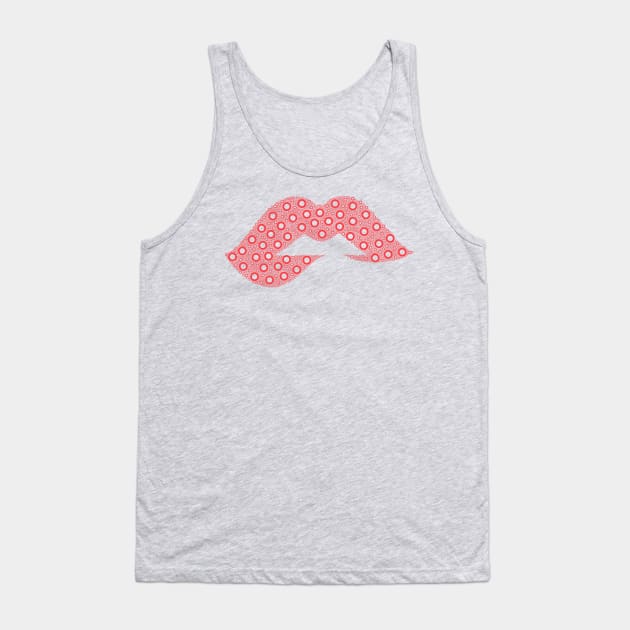 Fishman Donuts Lips Tank Top by ACircusofLight